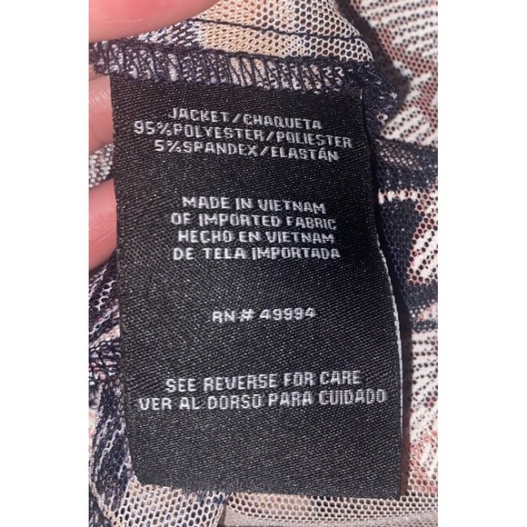 R&M Richard’s 18W Beautiful Sheer Woman’s Cardigan - Picture 10 of 12